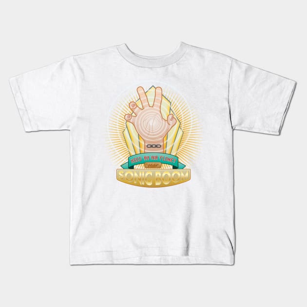 Sonic Boom Plasmid Kids T-Shirt by Woah_Jonny